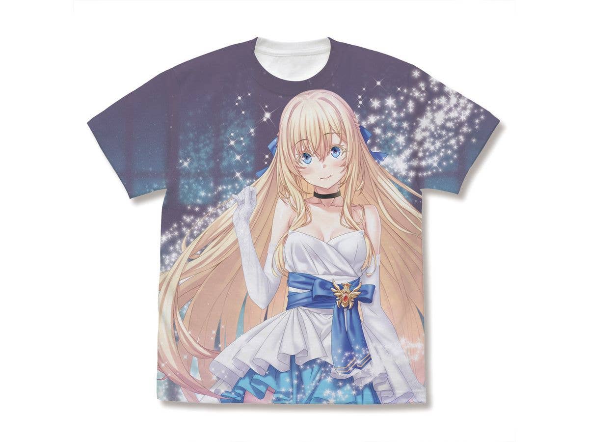 ゴブリンスレイヤー: 描き下ろし 女神官 フルグラフィックTシャツ 20th Anniversary Ver. / WHITE-L