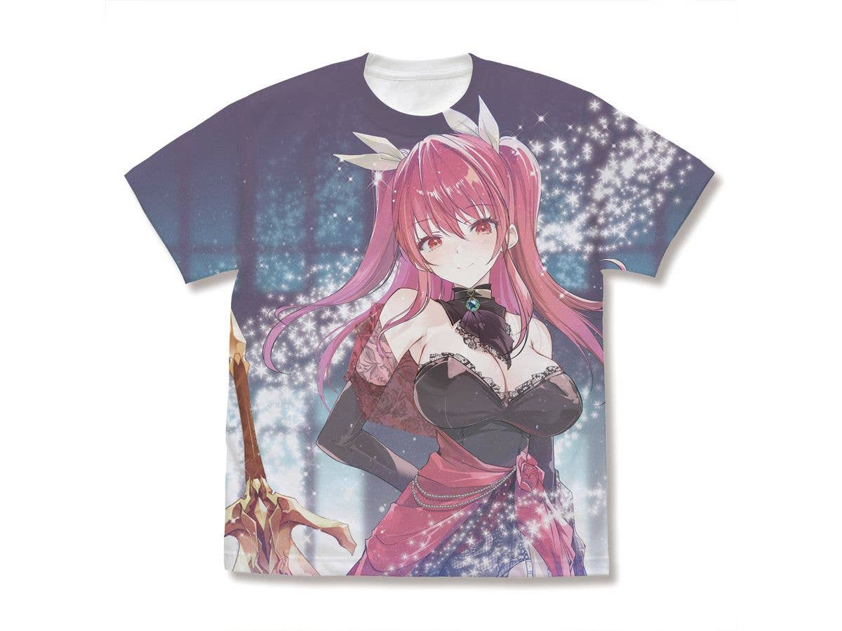 落第騎士の英雄譚: 描き下ろし ステラ・ヴァーミリオン フルグラフィックTシャツ 20th Anniversary Ver. / WHITE-S