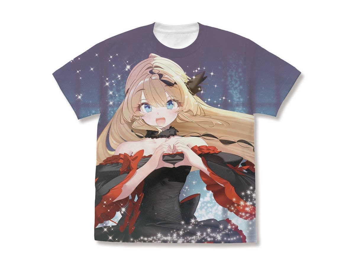 スライム倒して300年、知らないうちにレベルMAXになってました: 描き下ろし アズサ フルグラフィックTシャツ 20th Anniversary Ver. / WHITE-M