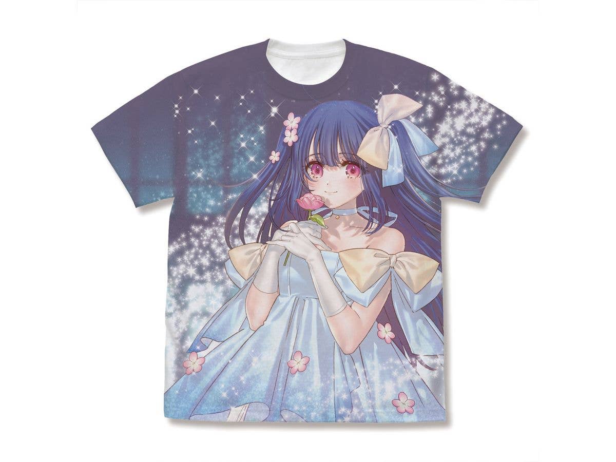 のうりん: 描き下ろし 木下林檎 フルグラフィックTシャツ 20th Anniversary Ver. / WHITE-XL