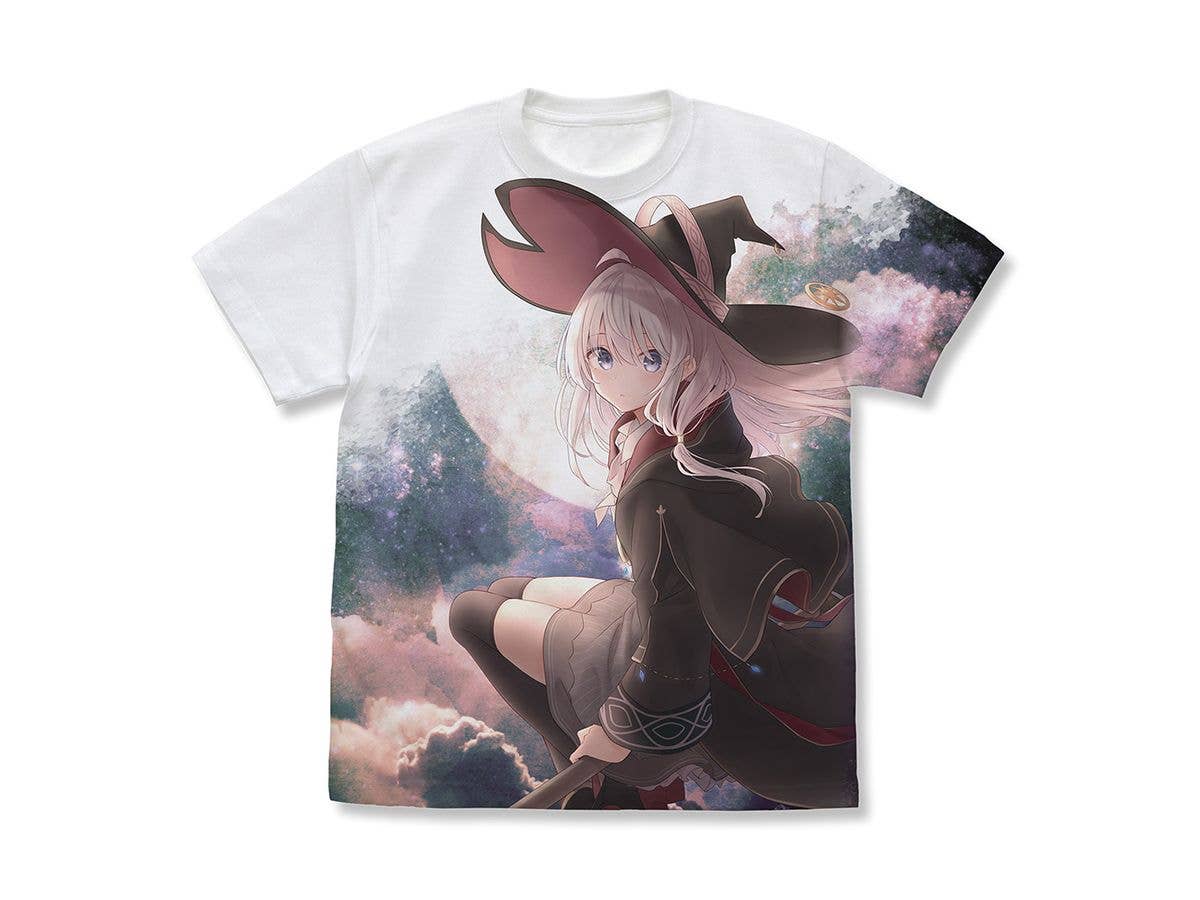 魔女の旅々: 原作版 イレイナ フルグラフィックTシャツ 12巻表紙イラストVer. / WHITE-L