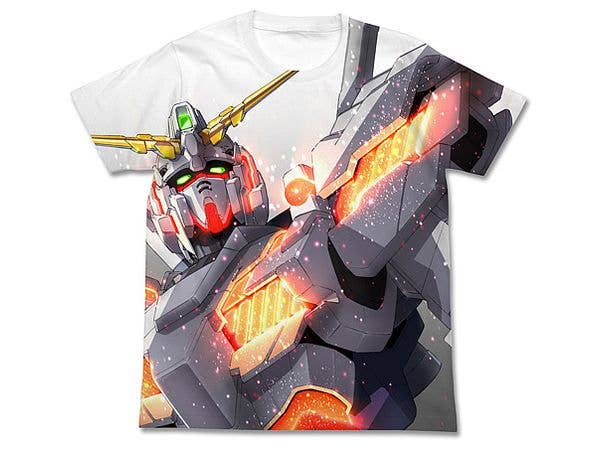 機動戦士ガンダムUC (ユニコーン): ユニコーンガンダムフルグラフィックTシャツ / WHITE-M