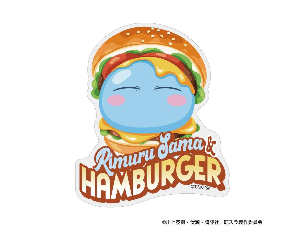 転生したらスライムだった件: ハンバーガーに挟まれたリムル様 アクリルマグネット