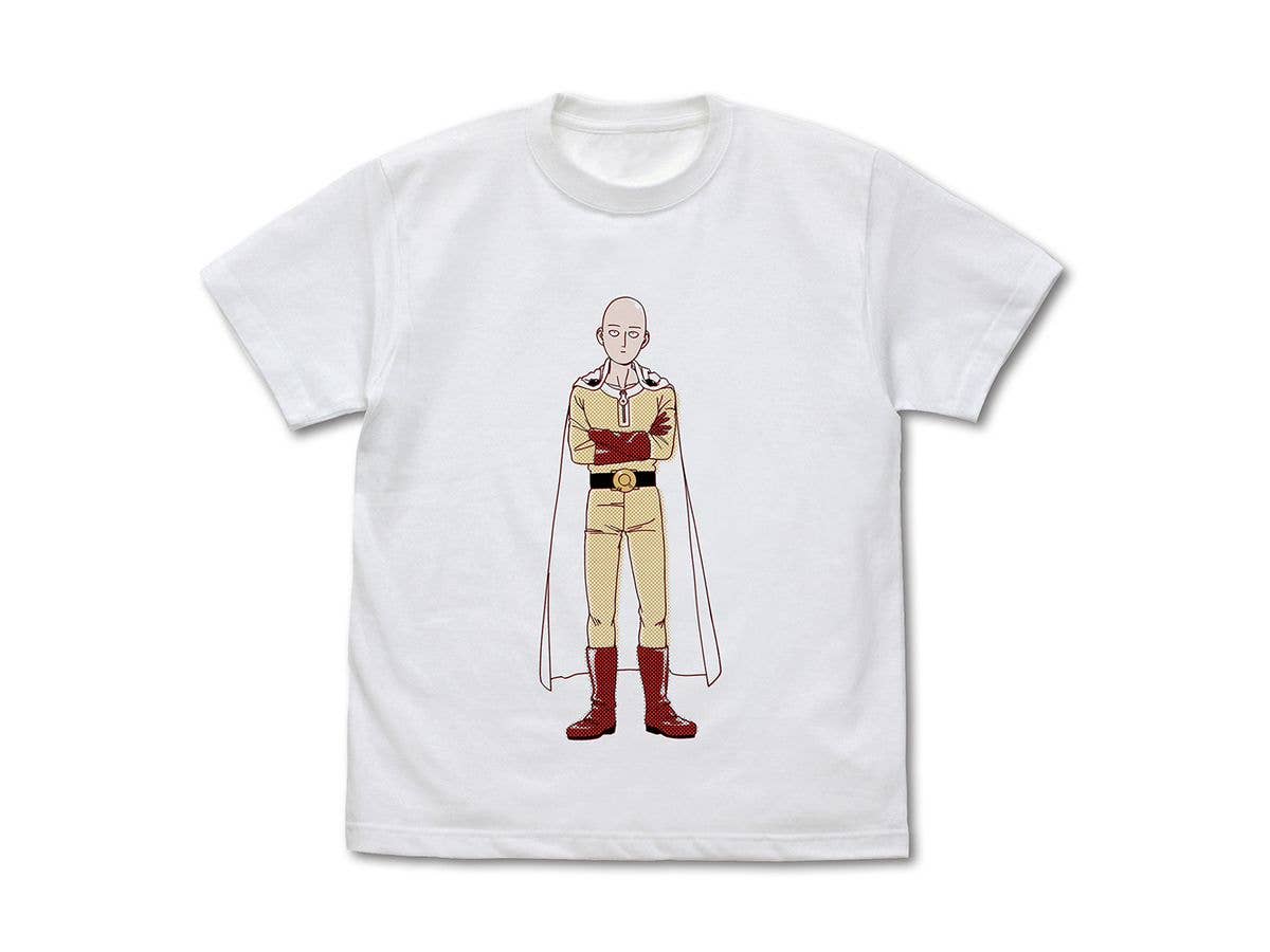 ワンパンマン: サイタマ Tシャツ Ver.2.0 / WHITE-M