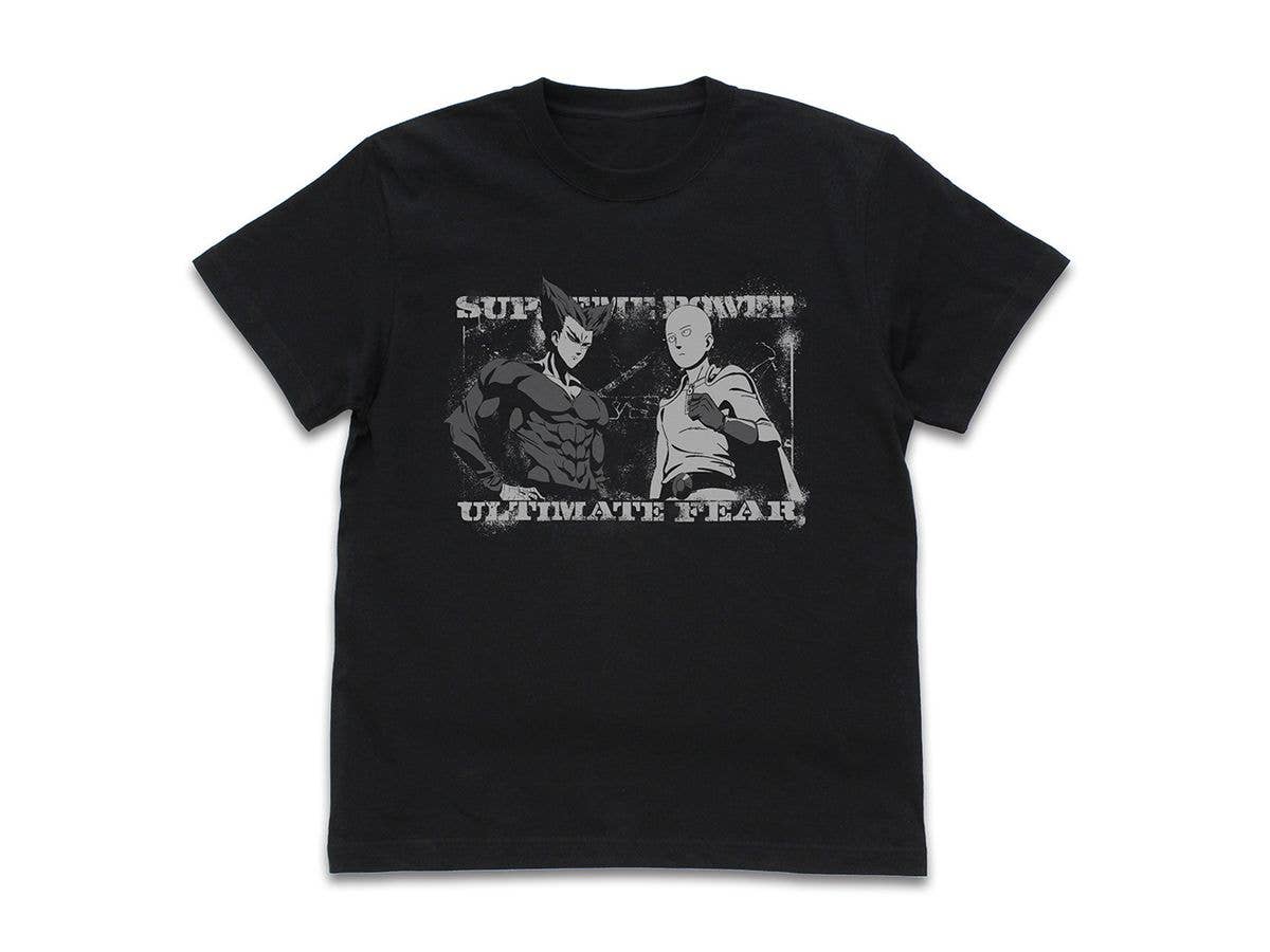 ワンパンマン: 最強 VS 最恐 Tシャツ / BLACK-M