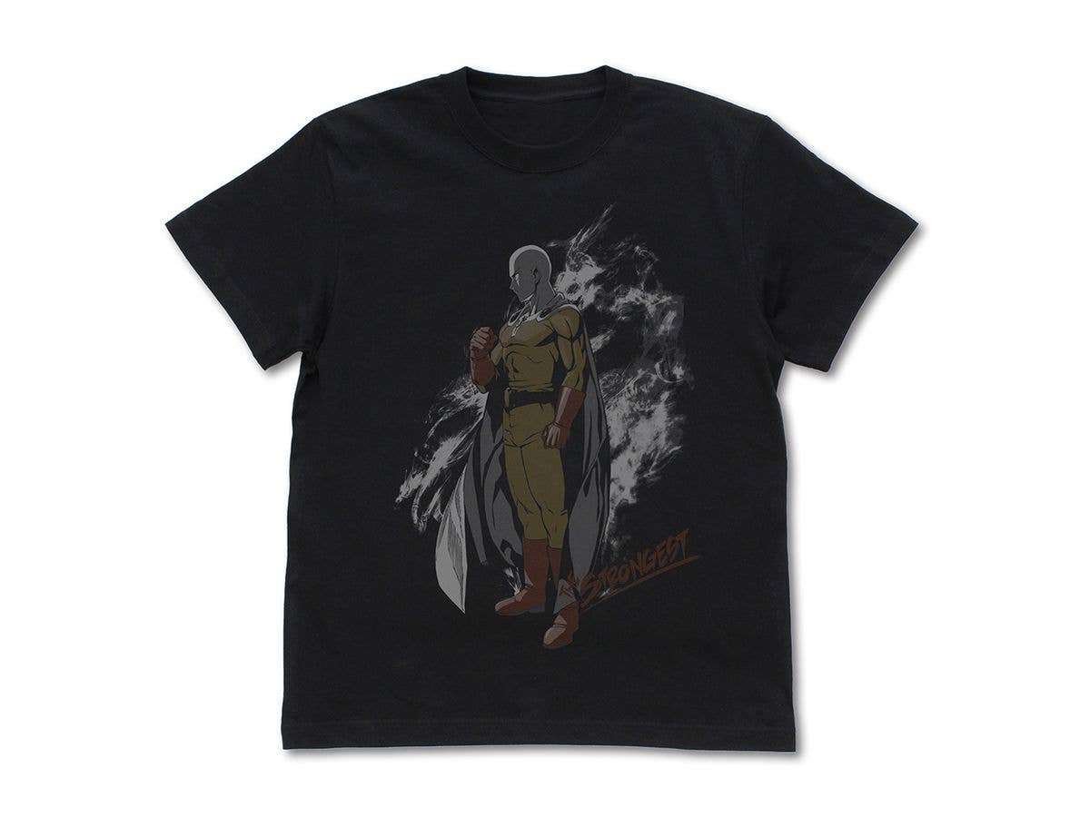 ワンパンマン: サイタマ ビジュアル Tシャツ / BLACK-M