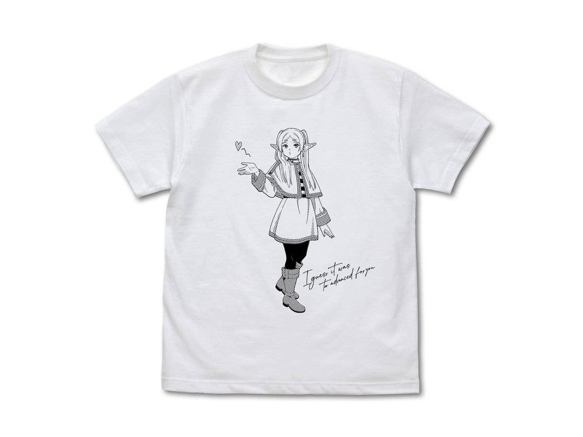 葬送のフリーレン: フリーレンの色仕掛け Tシャツ / WHITE-S
