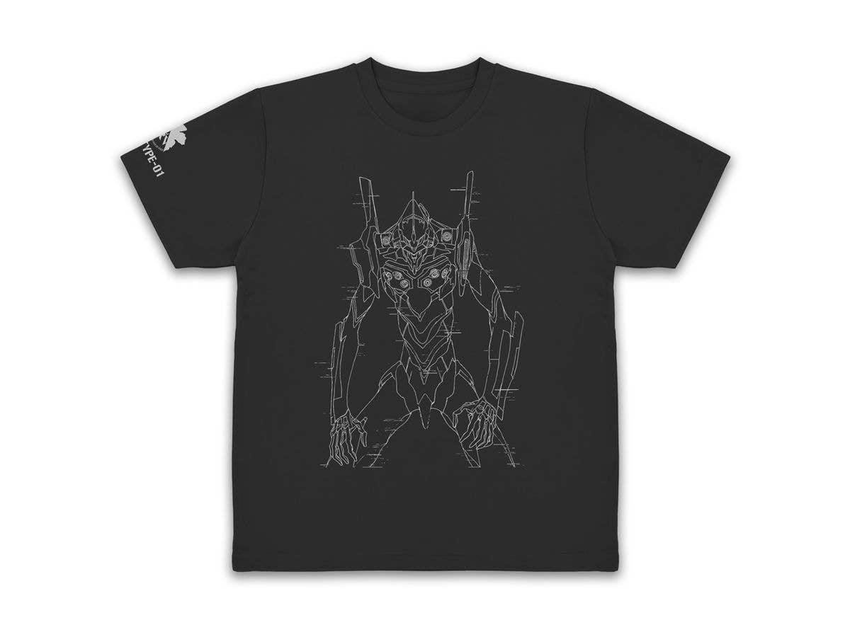 EVANGELION: 初号機 ドライTシャツ / BLACK-L