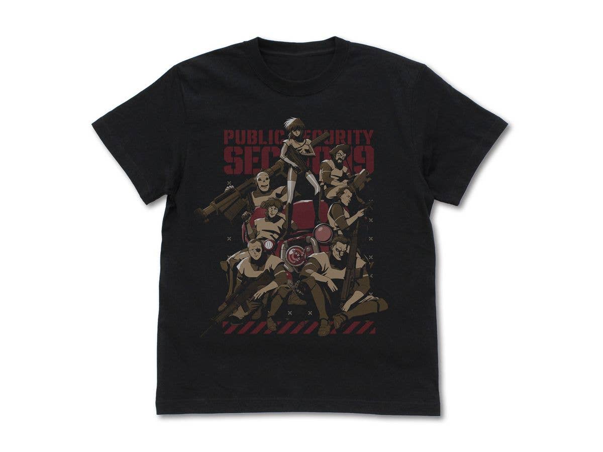 攻殻機動隊 THE GHOST IN THE SHELL: TGITS 公安9課 Tシャツ / BLACK-M