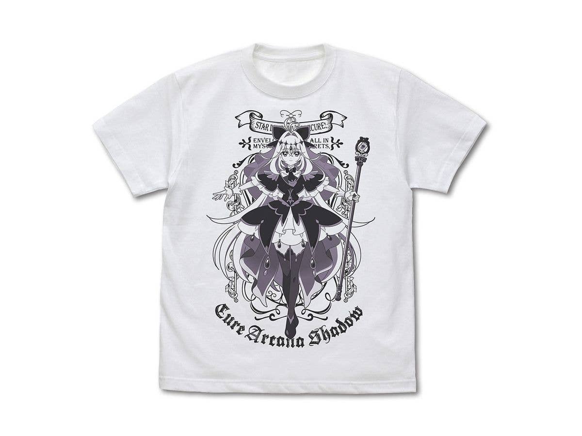 名探偵プリキュア!: キュアアルカナ・シャドウ Tシャツ / WHITE-XL