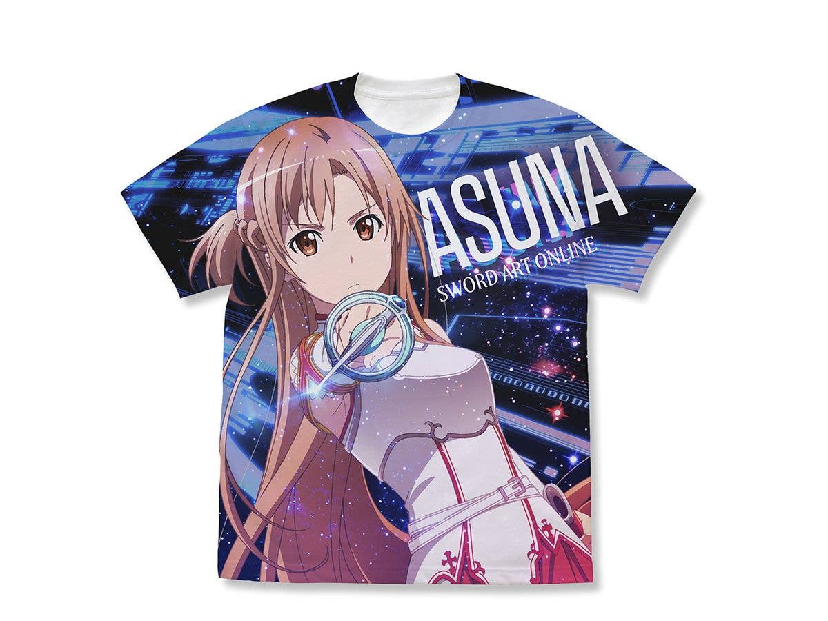 ソードアート・オンライン: アスナ フルグラフィックTシャツ 閃光Ver. / WHITE-XL