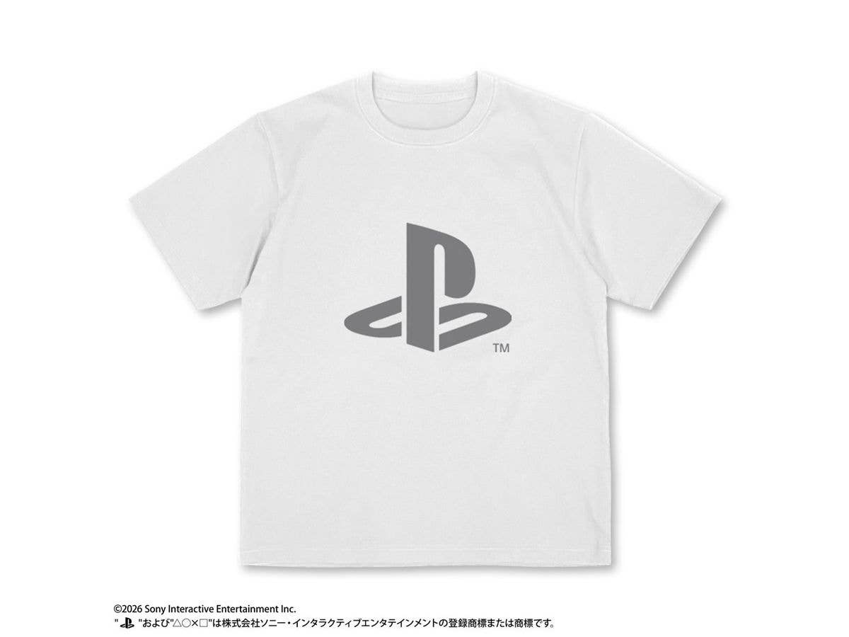 プレイステーション: プレーティングTシャツ for PlayStation Family Mark / WHITE-M