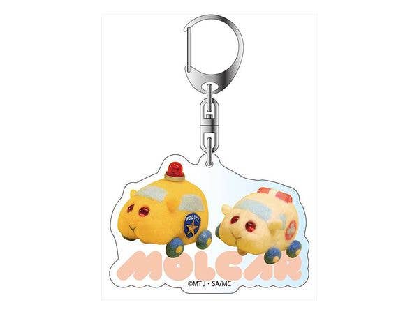 PUI PUI モルカー: アクリルキーホルダー パトモルカー・救急モルカー