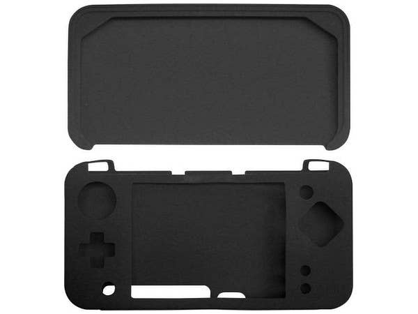Newニンテンドー2DS LL: シリコンカバー ブラック