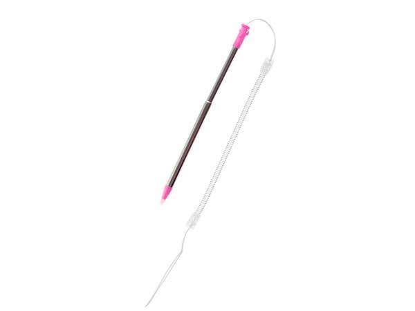 New Nintendo 3DS LL: メタルタッチペン ピンク
