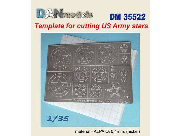 1/35 米陸軍車両国籍マークマスクカットガイド