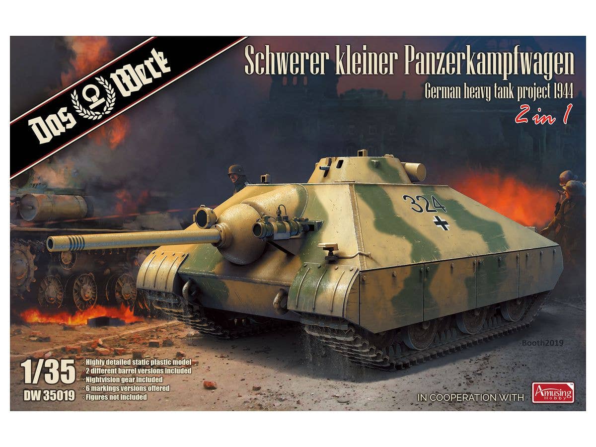 1/35 ドイツ軍 重小型戦車 2 in 1