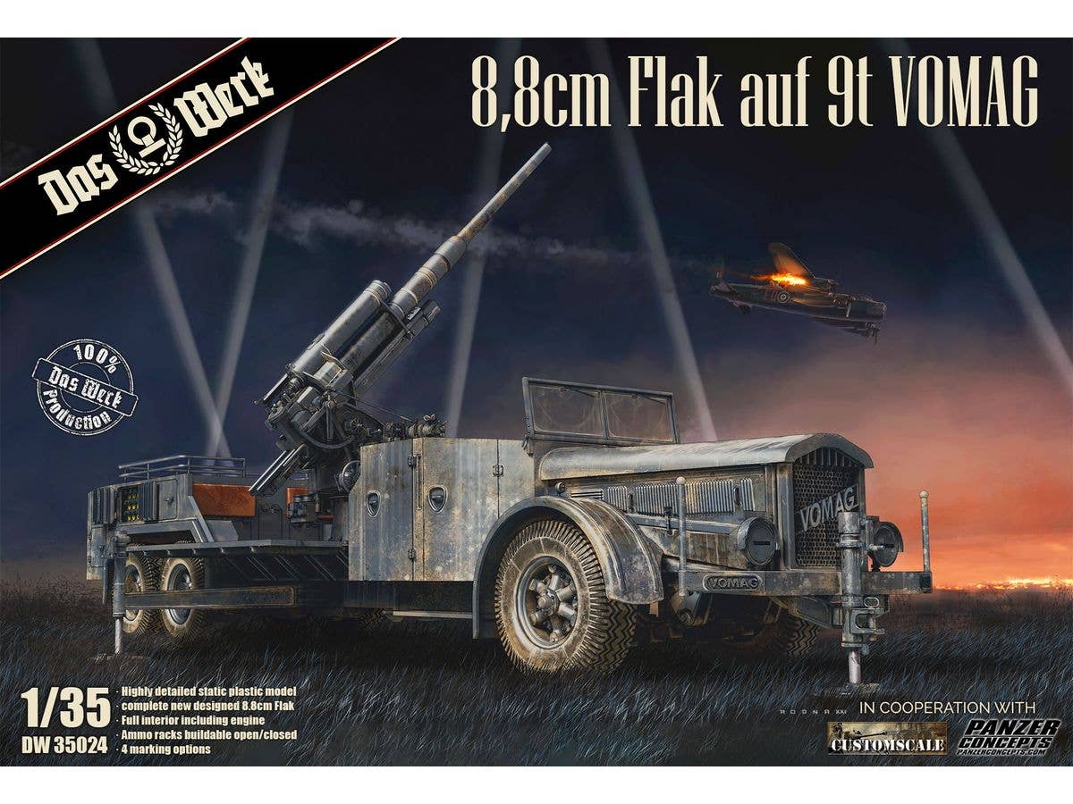 1/35 ドイツ 8.8cm 対空自走砲 フォマーグ 9t