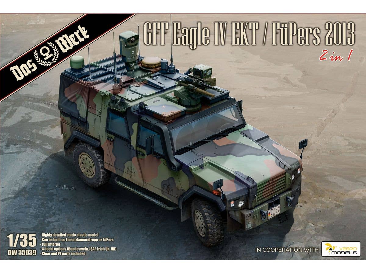 1/35 イーグIV EKT/ FuPers 装甲車 2013年 2 in 1