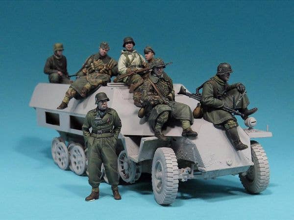 1/35 WW.II ドイツ武装親衛隊 ラインの守り作戦 1944年 (7体入セット)