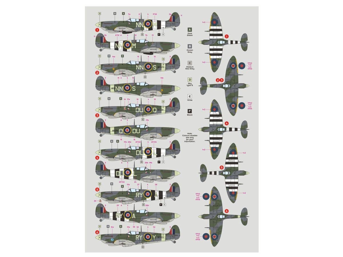 1/32 スピットファイア Mk.IX 在英自由チェコスロバキア空軍 デカール