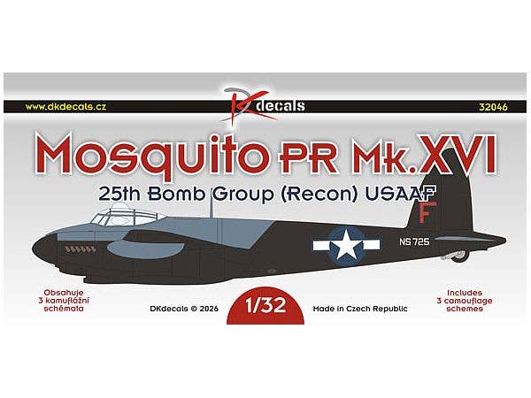 1/32 モスキート PR Mk.XVI米陸軍空軍第25爆撃航空群