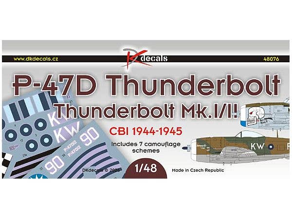 1/48 P-47D サンダーボルト 中国・ビルマ・インド戦線 1944-1945年
