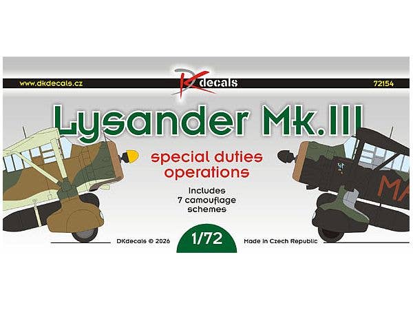 1/72 ウェストランド ライサンダー Mk.III 特殊任務