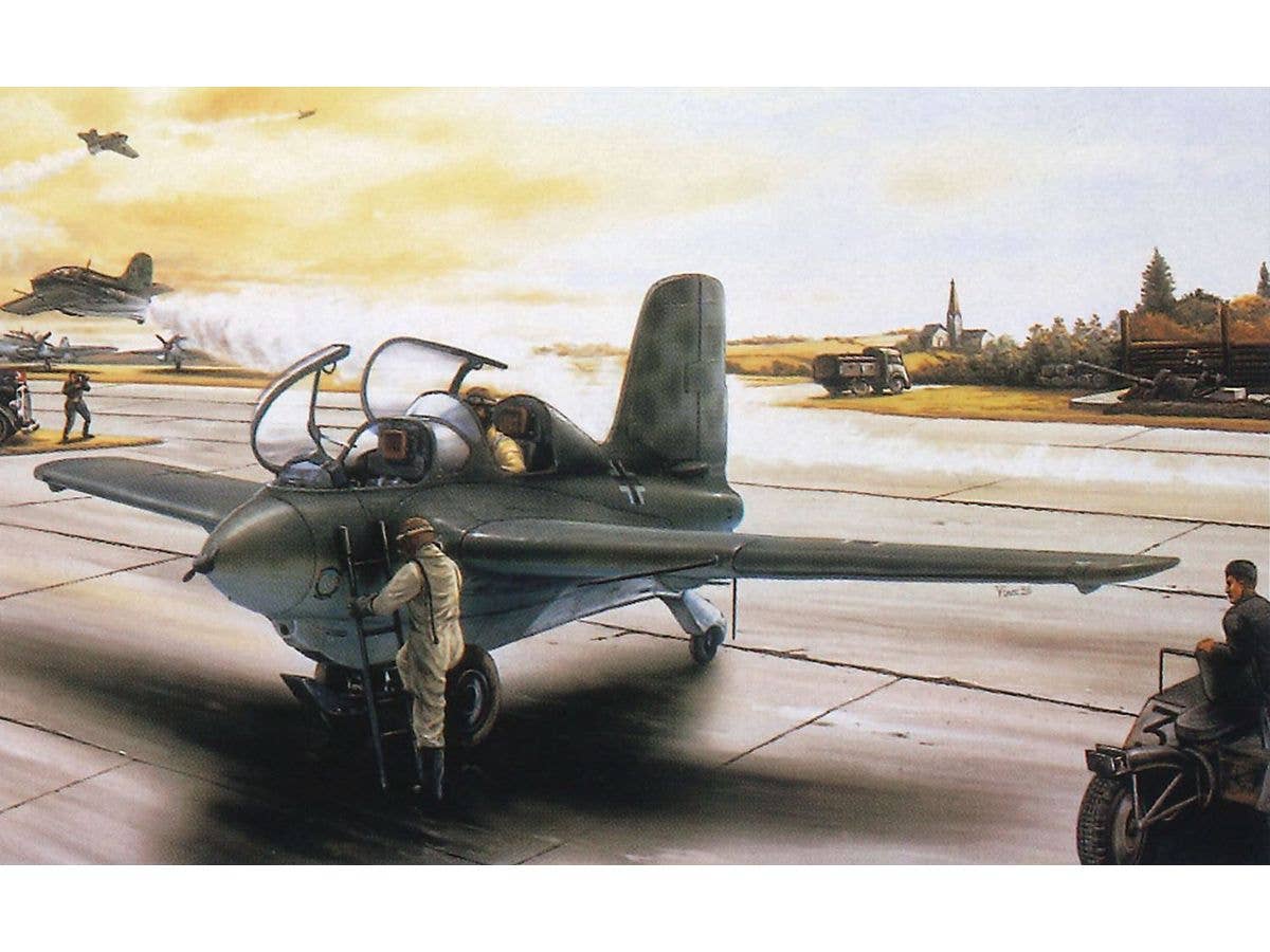 1/48 WW.II ドイツ軍 メッサーシュミット Me163S-1 ハビヒト 複座練習機型