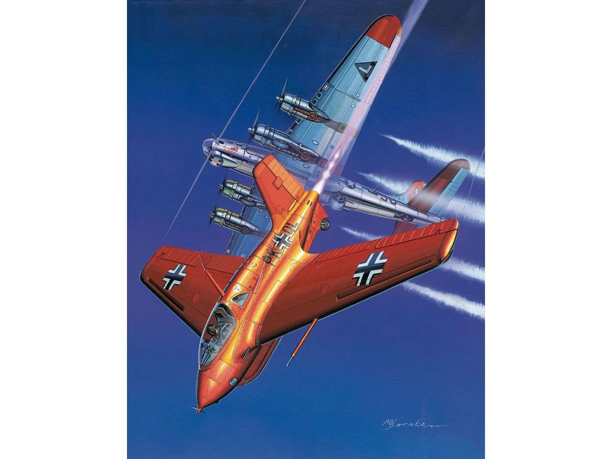 1/48 WW.II ドイツ軍 メッサーシュミットMe163 コメート エンジン付属