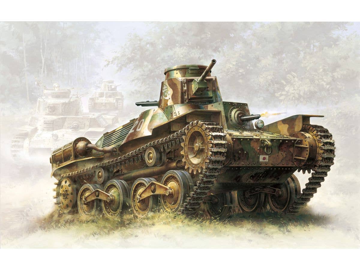 TANKS OF THE WORLD WW.II 日本陸軍 九五式軽戦車 ハ号 初期型
