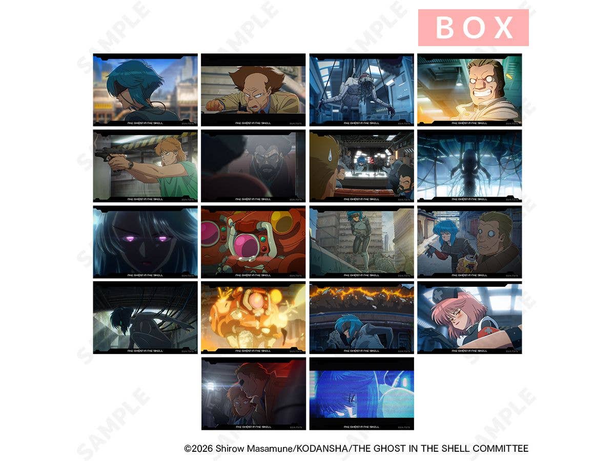 攻殻機動隊 THE GHOST IN THE SHELL トレーディングブロマイド[OP] (3枚1組) 1Box 6pcs