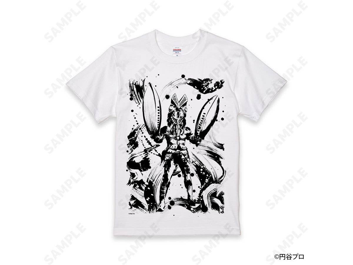 ウルトラ怪獣 墨絵風コレクション Tシャツ 1.バルタン星人 M
