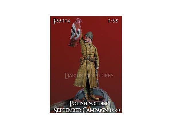 1/35 WWII ポーランド軍兵士#1 敵の旗を掲げる兵士 1939年9月戦役