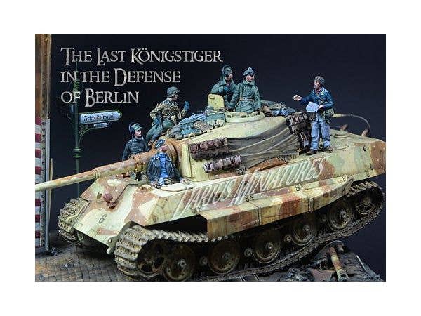 1/35 WWII ドイツ キングタイガー 乗員 & アクセサリーセット ベルリン防衛戦 最後のキングタイガー (6体入)