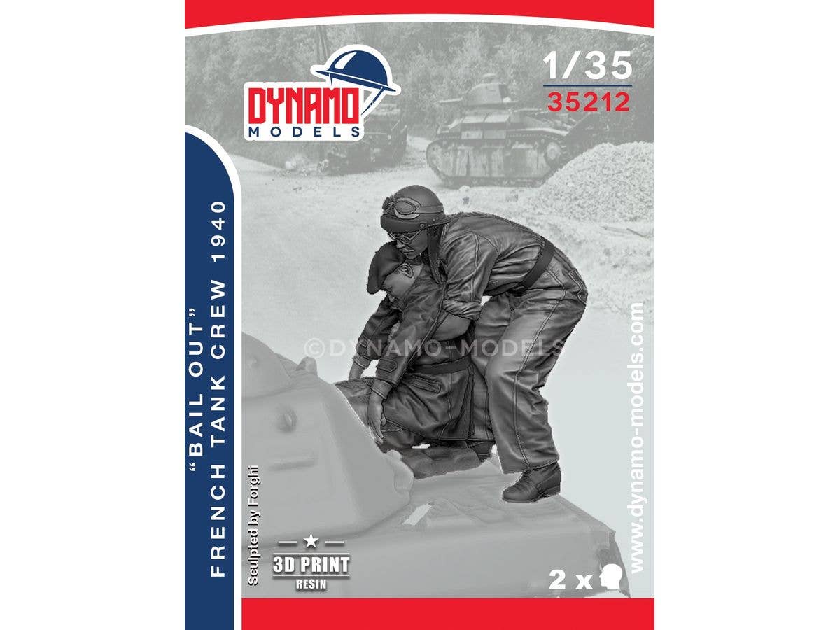 1/35 フランス戦車兵 1940年"脱出"セット (2体入)