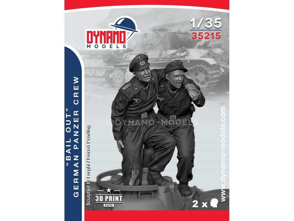 1/35 WW.II ドイツ戦車兵 脱出 セット1 (2体入)