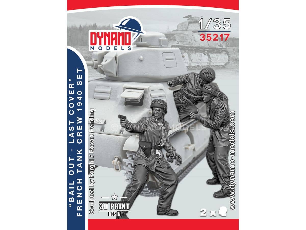 1/35 フランス戦車兵 1940年 脱出 セット2 (3体入)