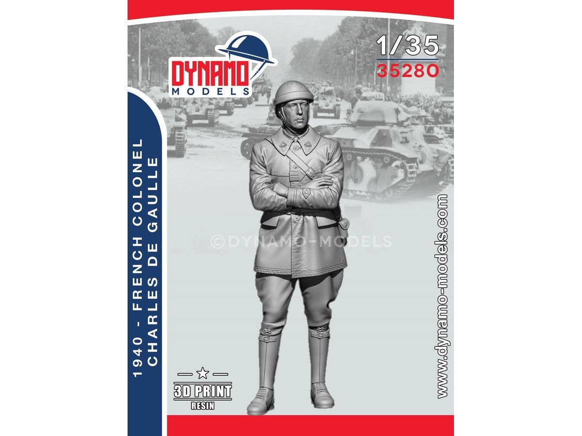 1/35 フランス戦車兵 1940年シャルル・ド・ゴール大佐