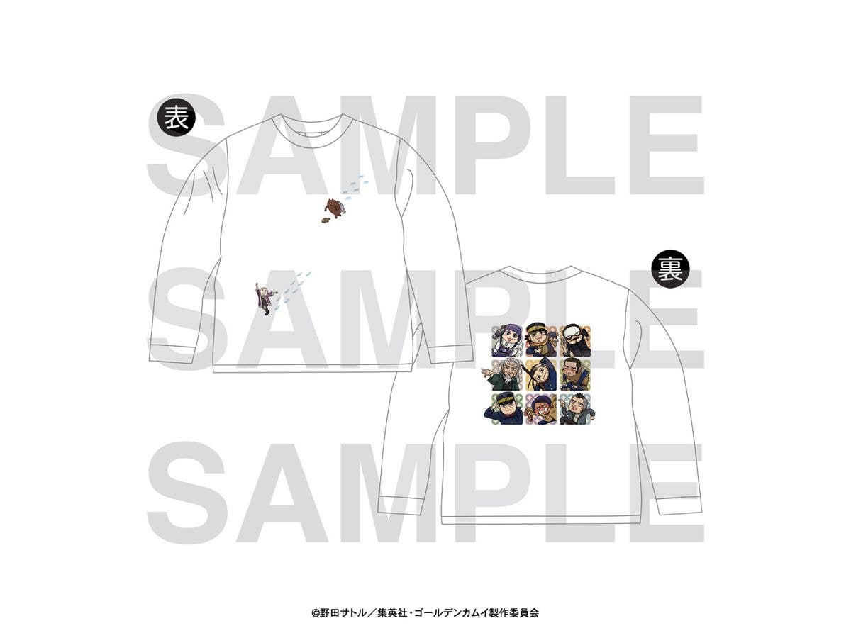 TVアニメ ゴールデンカムイ x くまみね:  ロングTシャツ M