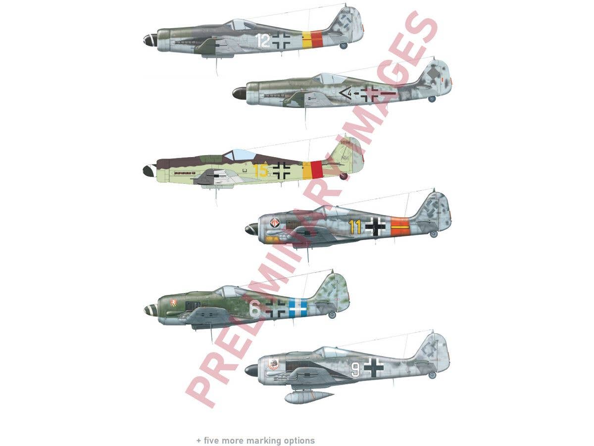 1/48 ヴィルデザウ エピソード3: 第三帝国の崩壊前 Fw190A-8 & Fw190D-9デュアルコンボ リミテッドエディション
