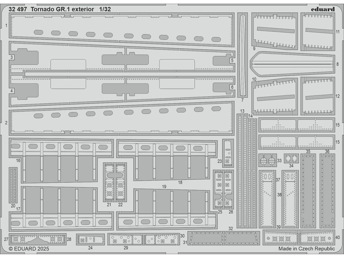 1/32 トーネード GR.1 外装エッチングパーツ (イタレリ用)