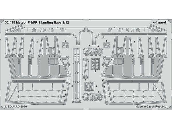 1/32 グロスター ミーティア F.8/FR.9 ランディングフラップ (レベル用)
