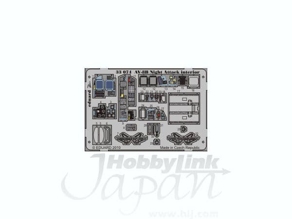 1/32 AV-8Bナイトアタックハリアー 計器盤 (接着剤付)