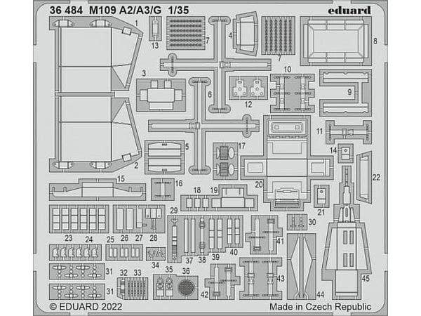 1/35 M109A2/A3/G エッチングパーツ (イタレリ用)
