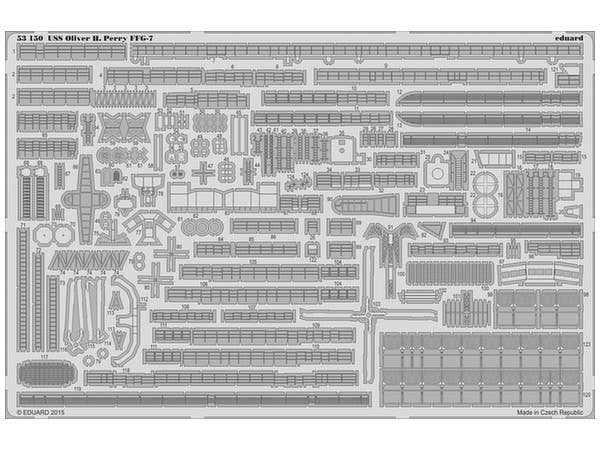 1/350 USS オリバーハザードペリー FFG-7 (アカデミー用)