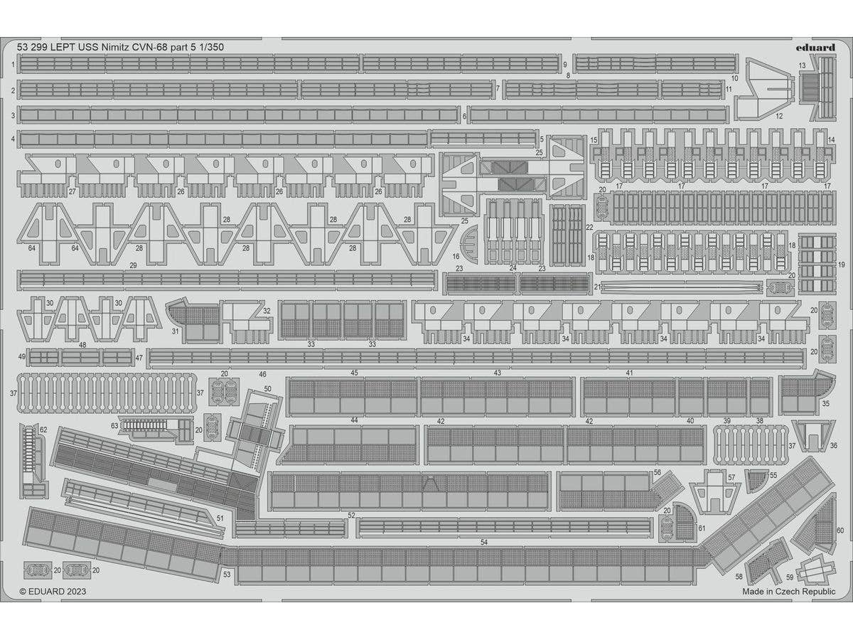1/350 USS ニミッツ CVN-68 パートV エッチングパーツ (トランぺッター用)