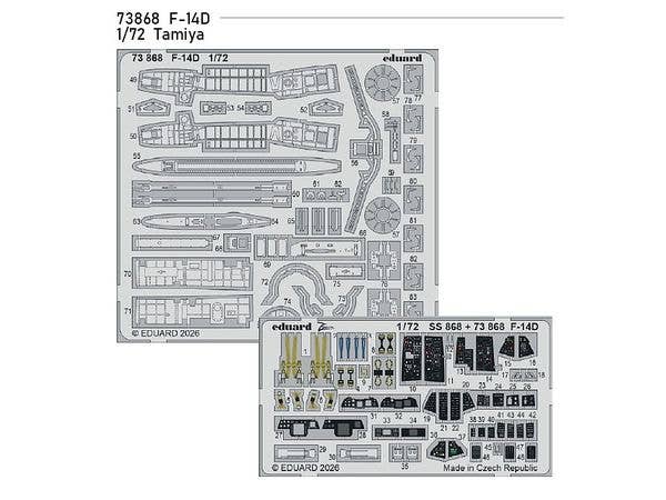 1/72 F-14D エッチングパーツ (タミヤ用)