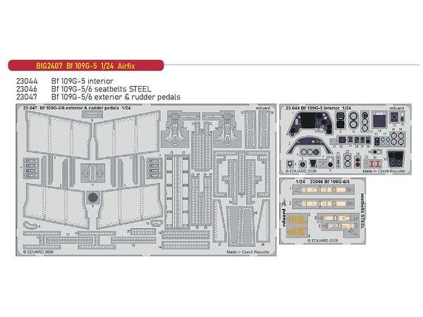 1/24 Bf109G-5 ビッグEDパーツセット (エアフィックス用)