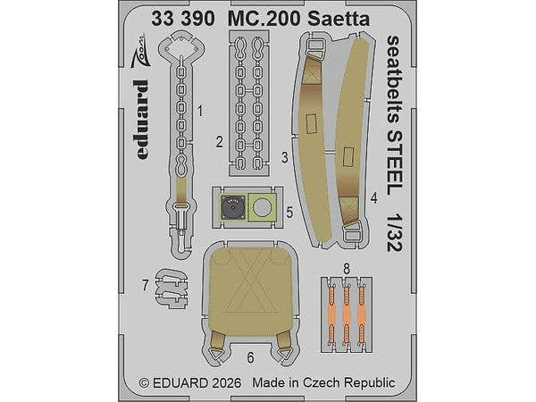 1/32 MC.200 ビッグEDパーツセット (イタレリ用)
